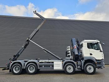 TGS 35.470 8X4 BB / HIAB CRANE + HOOKLIFT